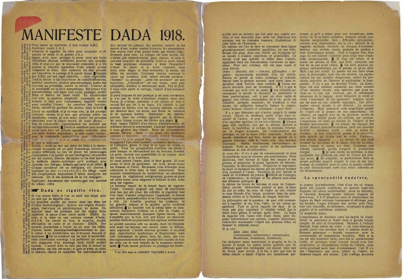 Dada: manifest dadaismu