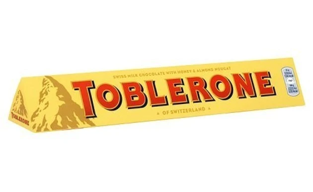Toblerone - tvar, díky kterému tvoří obal a produkt všeříkající celek