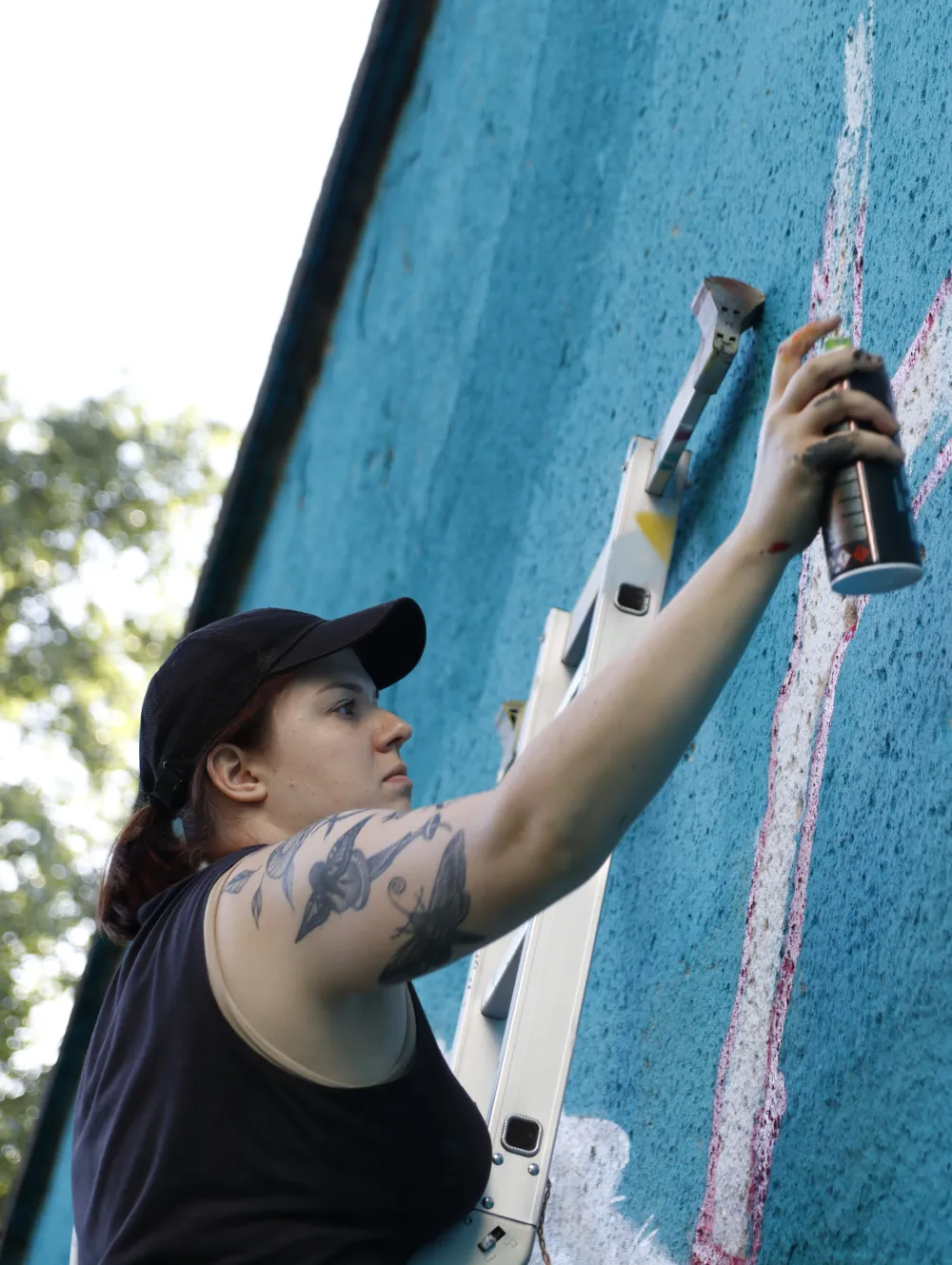 Věra Jopek Kopková, umělkyně a lektorka kurzu Městské umění.