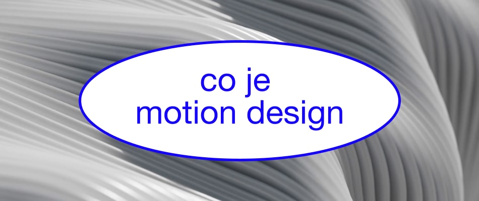 Co je motion design