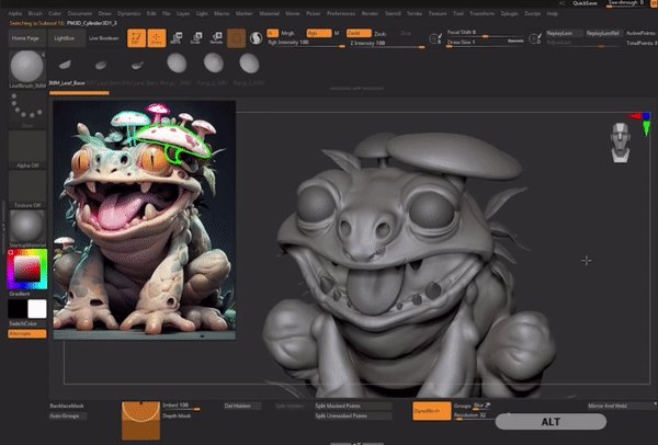 ОСНОВИ 3D-МОДЕЛЮВАННЯ В ZBRUSH