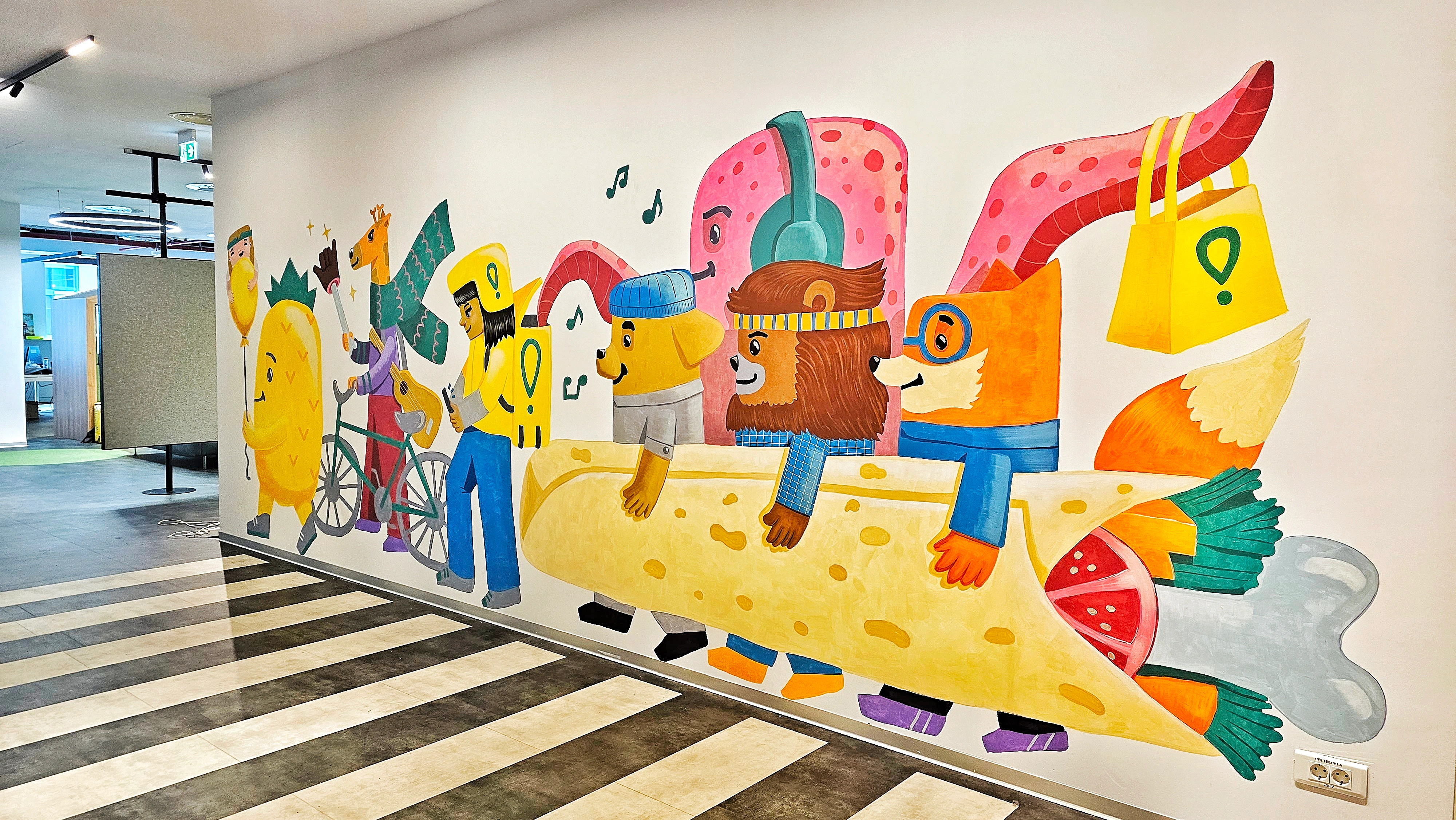 Mural Glovo